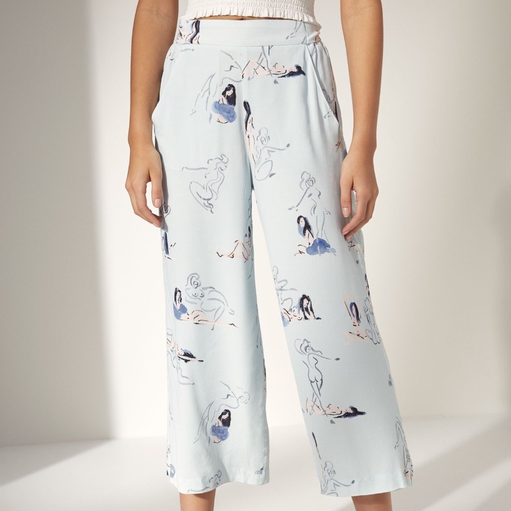Aritzia Wilfred⎜FAUN PANT⎜SAGE / GREY